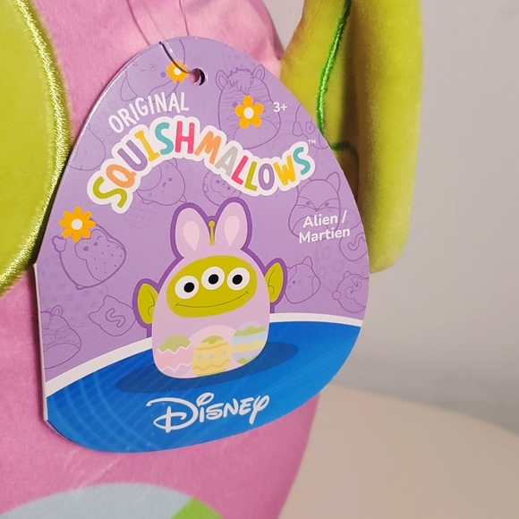 NWT DISNEY SQUISHMALLOW PIXAR TOY STORY ALIEN MARTIAN EASTER BUNNY 10 INCH PLUSH - Picture 3 of 8